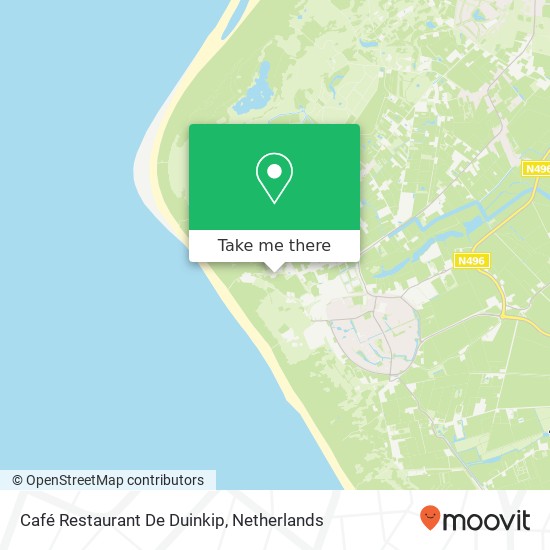 Café Restaurant De Duinkip Karte