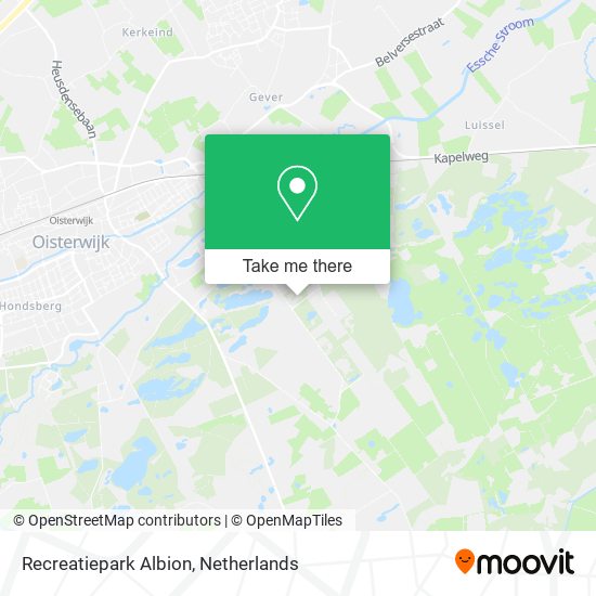 Recreatiepark Albion map