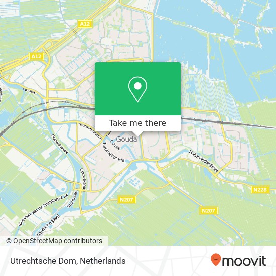 Utrechtsche Dom map