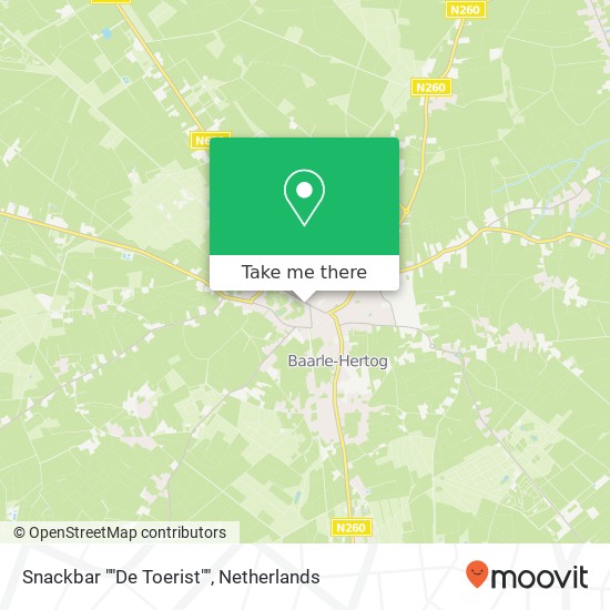 Snackbar ""De Toerist"" map