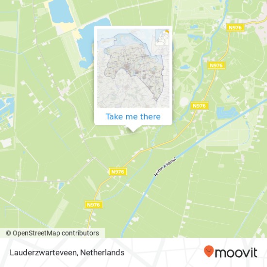 Lauderzwarteveen map