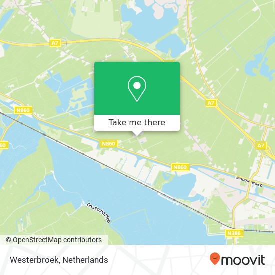 Westerbroek map