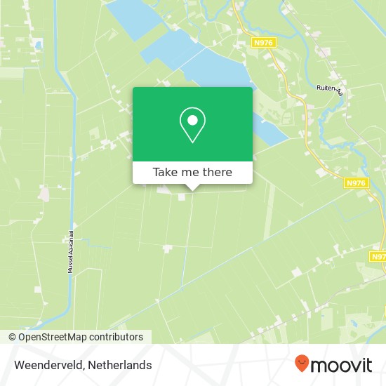 Weenderveld map