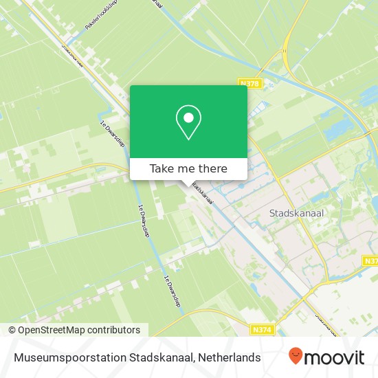 Museumspoorstation Stadskanaal map