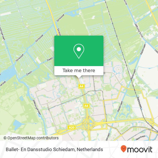 Ballet- En Dansstudio Schiedam map