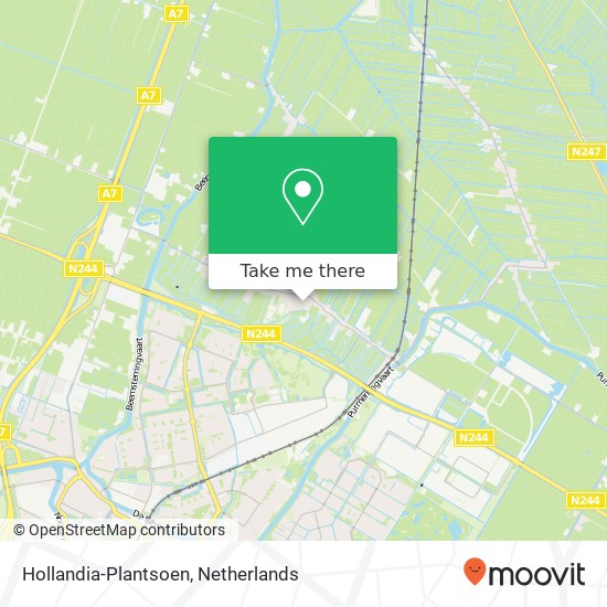 Hollandia-Plantsoen map