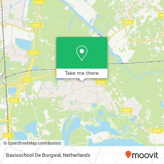 Basisschool De Borgwal map