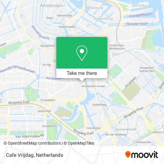 Cafe Vrijdag map