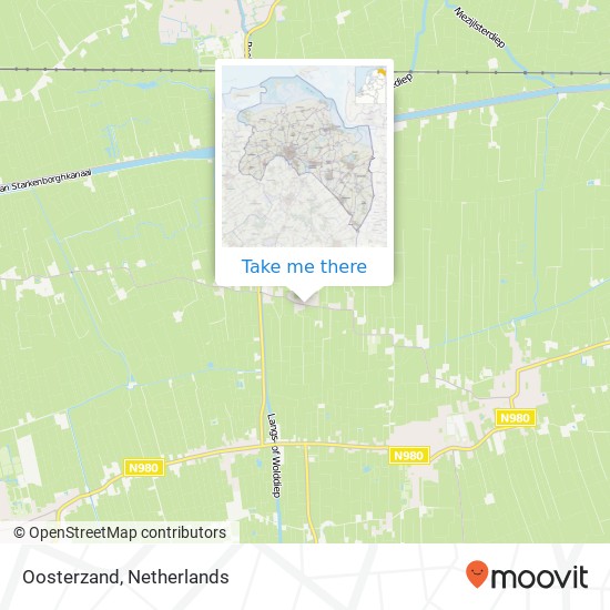 Oosterzand map