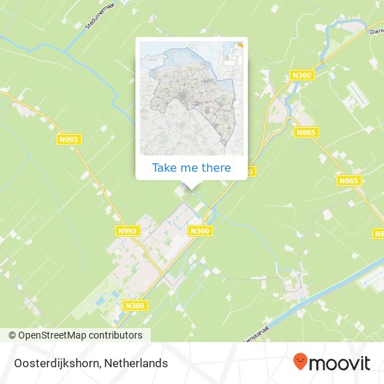 Oosterdijkshorn map