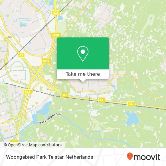 Woongebied Park Telstar map