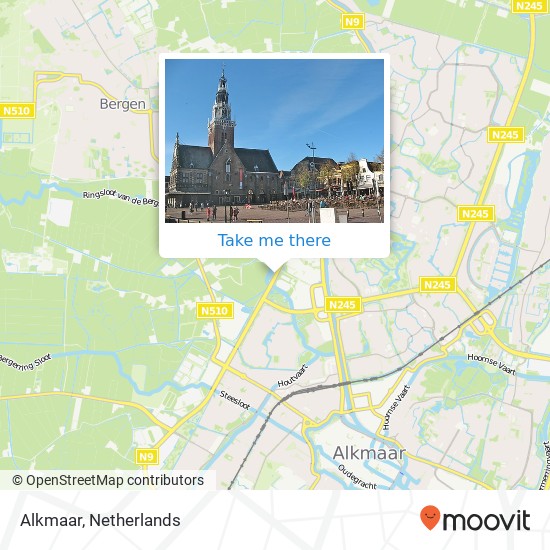 Alkmaar map