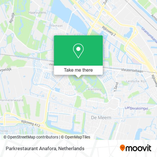 Parkrestaurant Anafora map