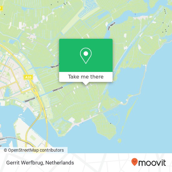 Gerrit Werfbrug map