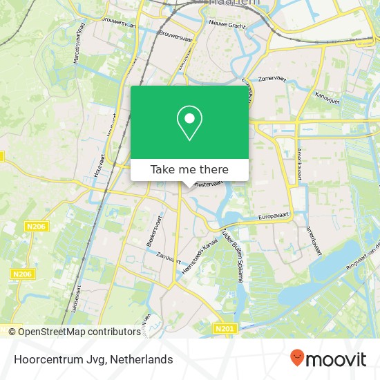 Hoorcentrum Jvg map