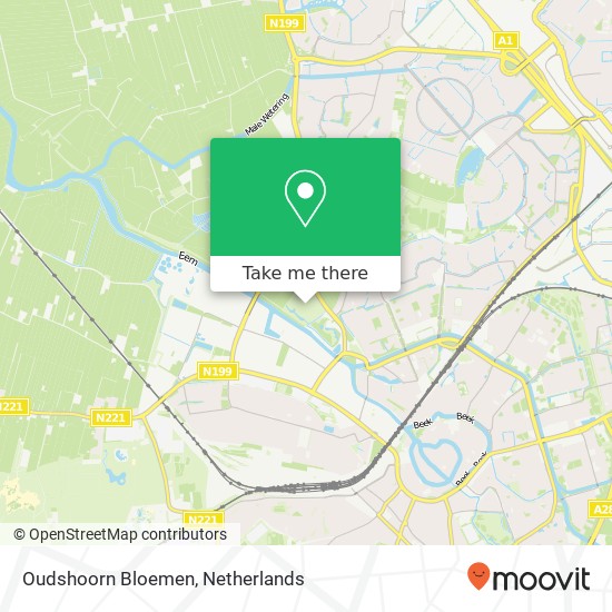 Oudshoorn Bloemen map