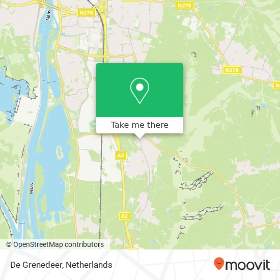 De Grenedeer map