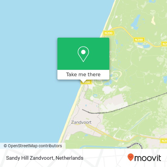 Sandy Hill Zandvoort map