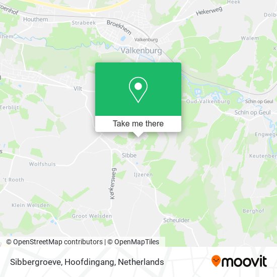 Sibbergroeve, Hoofdingang map