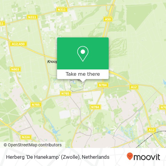 Herberg 'De Hanekamp' (Zwolle) map