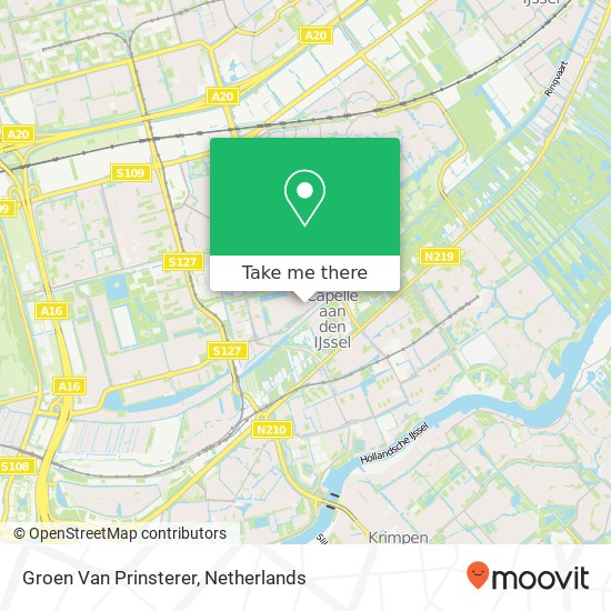 Groen Van Prinsterer map