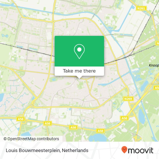 Louis Bouwmeesterplein Karte