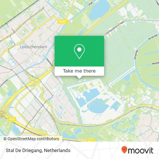 Stal De Driegang map