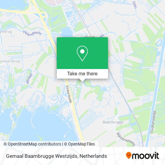 Gemaal Baambrugge Westzijds map