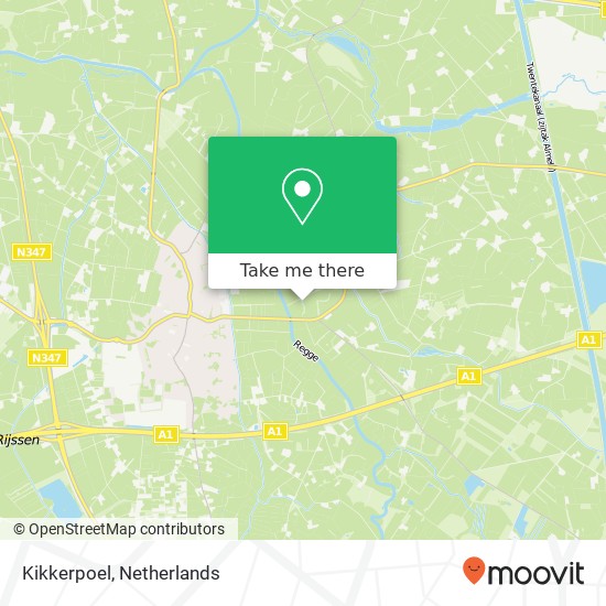 Kikkerpoel Karte