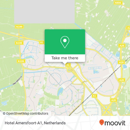 Hotel Amersfoort-A1 map