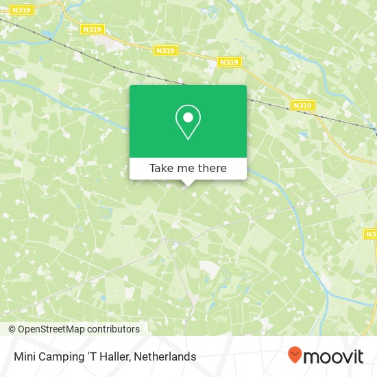Mini Camping 'T Haller map