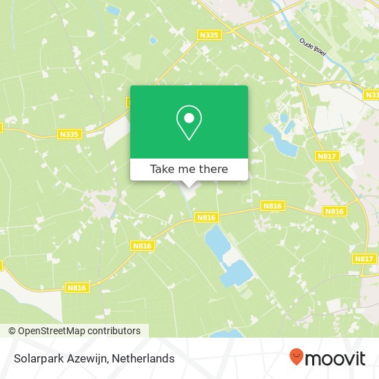 Solarpark Azewijn map