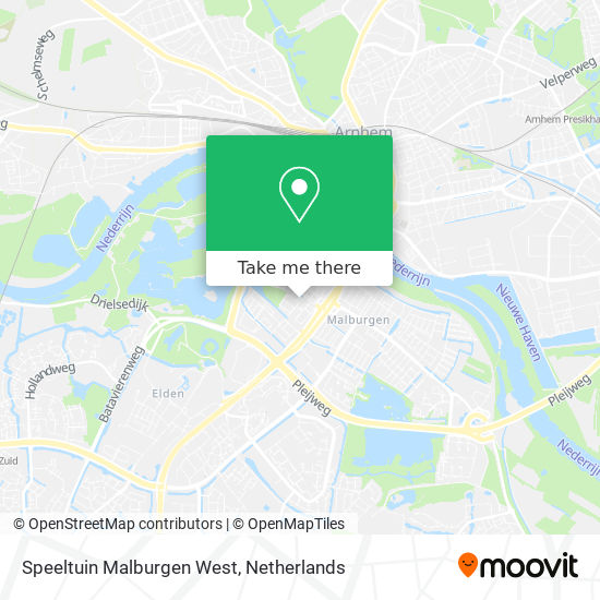 Speeltuin Malburgen West map