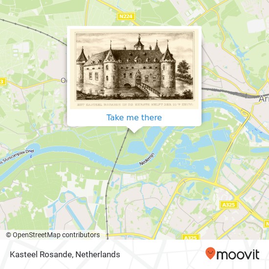 Kasteel Rosande map