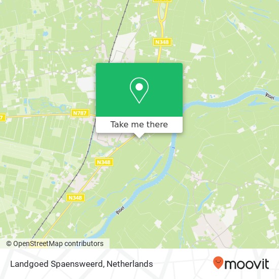 Landgoed Spaensweerd map