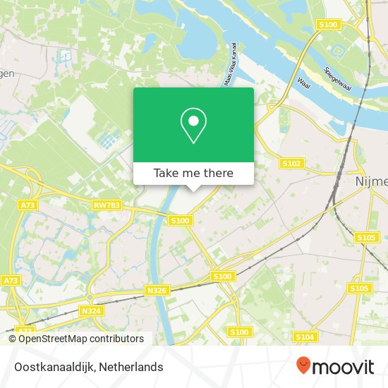 Oostkanaaldijk map