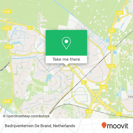 Bedrijventerrein De Brand map