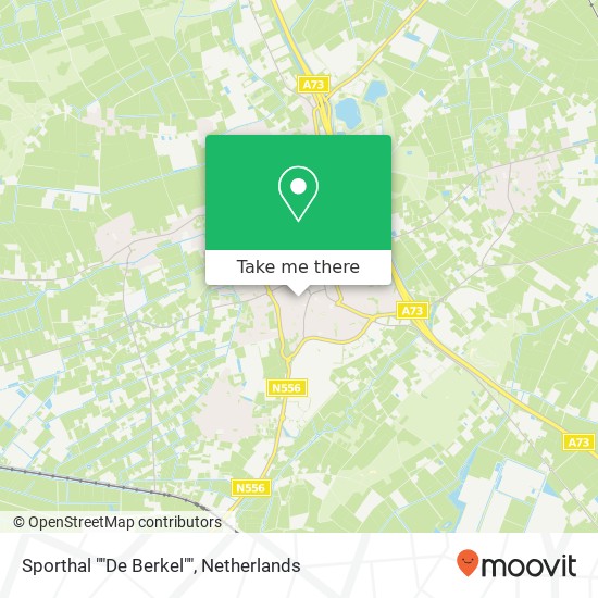 Sporthal ""De Berkel"" map