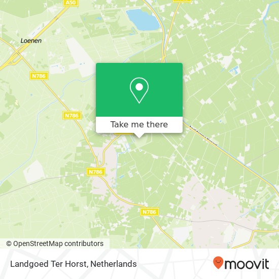 Landgoed Ter Horst map