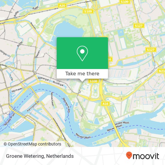 Groene Wetering map