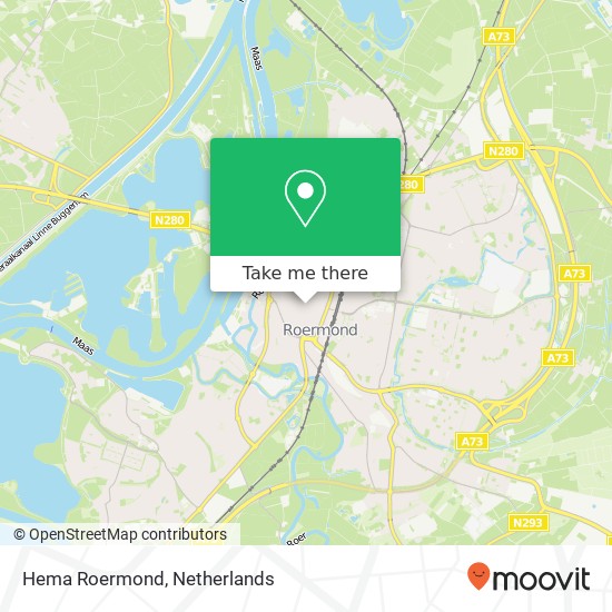 Hema Roermond map