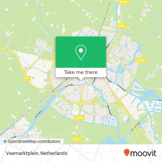 Veemarktplein map