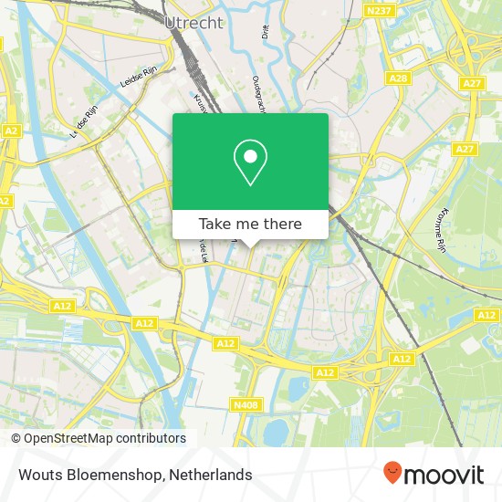 Wouts Bloemenshop map