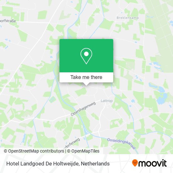 Hotel Landgoed De Holtweijde map