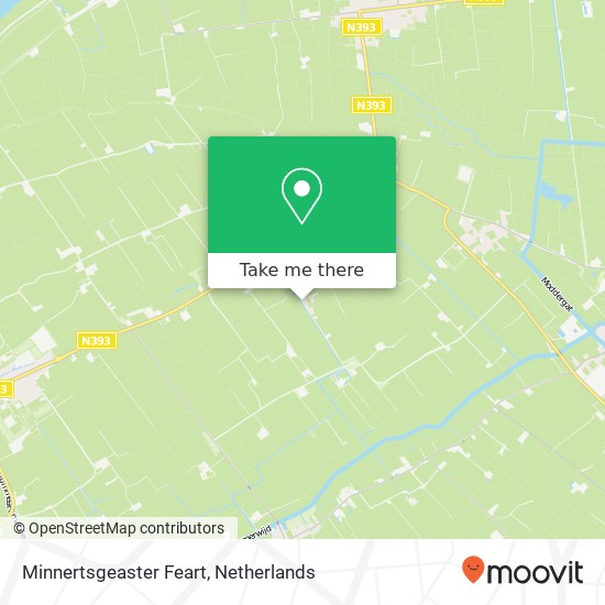 Minnertsgeaster Feart map