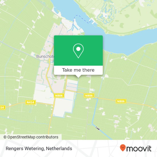 Rengers Wetering map