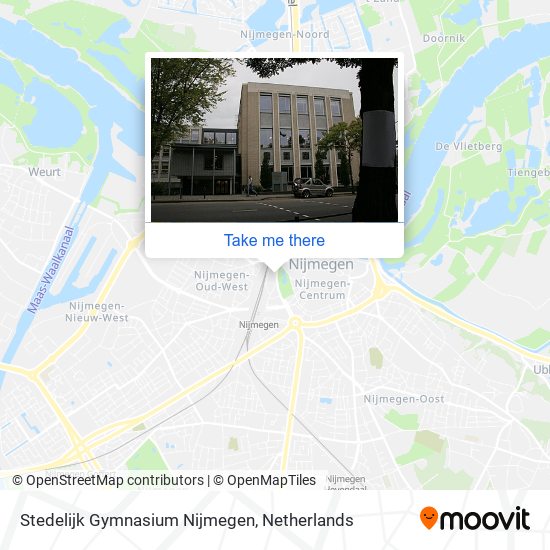 Stedelijk Gymnasium Nijmegen map