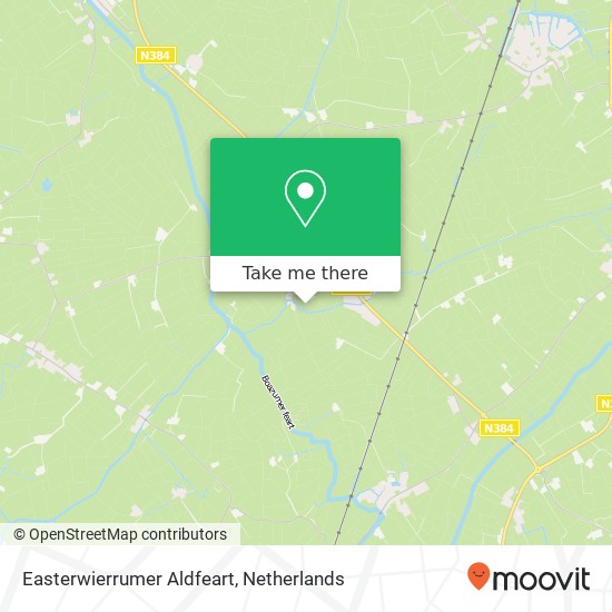 Easterwierrumer Aldfeart map