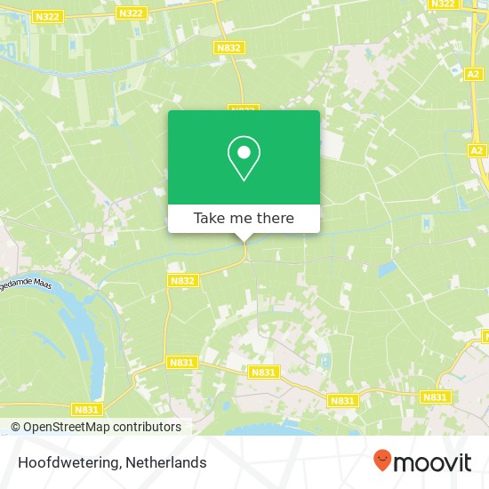 Hoofdwetering map