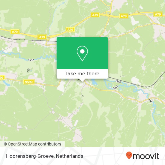 Hoorensberg-Groeve Karte